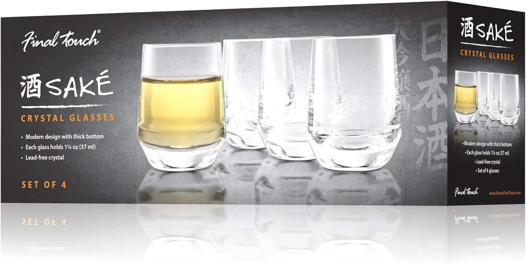 Sake Glasses, Set Of 4, Lead-Free Crystal O475761