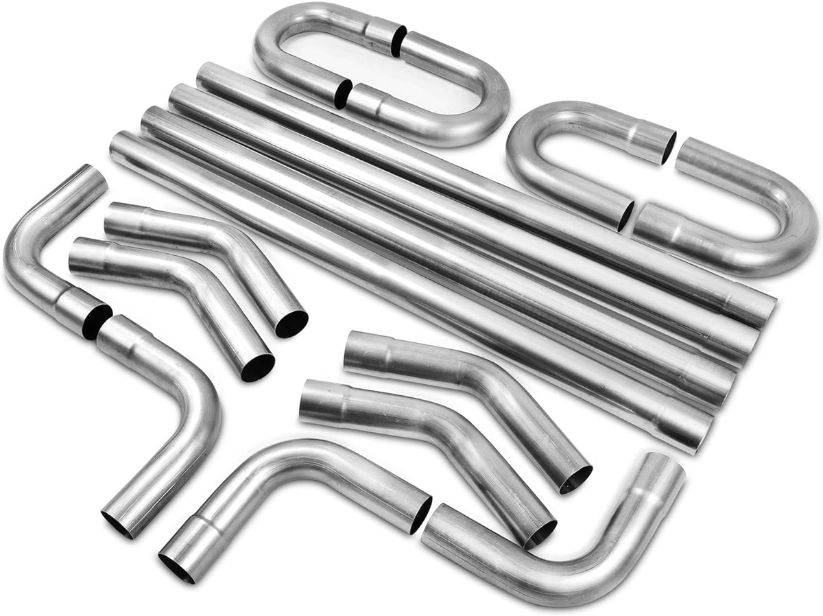 3 Inch OD Mild Steel Exhaust Kit 16 Pieces J951