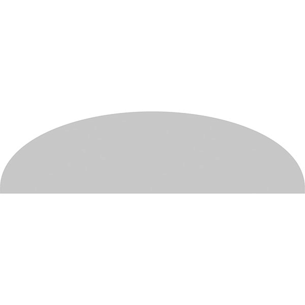 Elliptical Sunburst Architectural Grade PVC Pediment F980