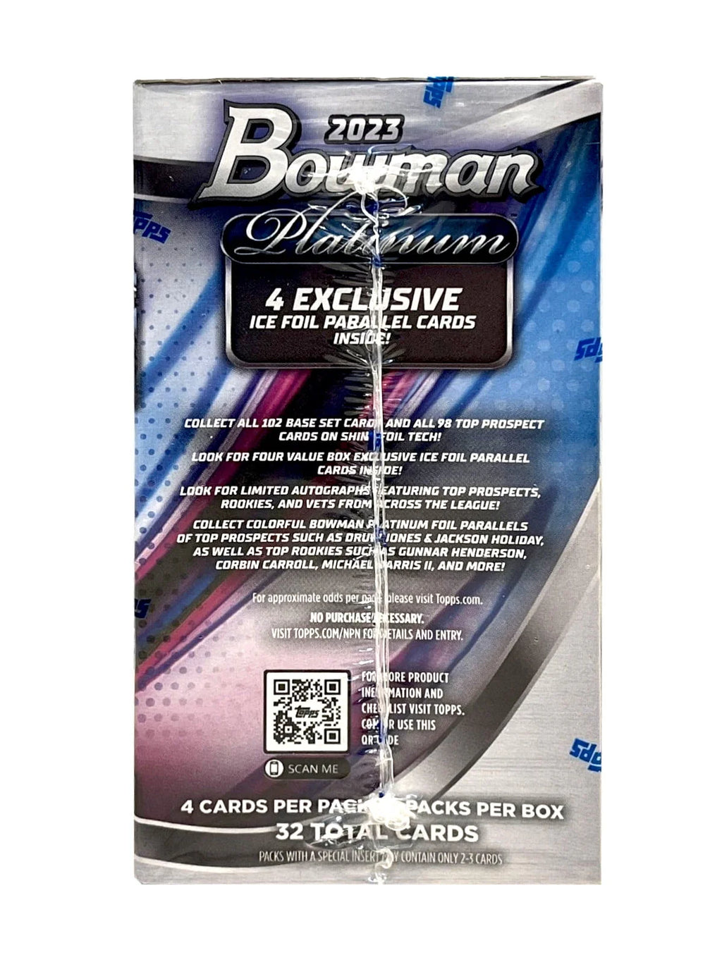Bowman Platinum MLB Baseball Trading Cards Blaster Box A872912