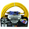 Yellow 25 Feet 14 Awg Extension Cord X8536