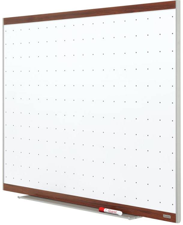 Mahogany Magnetic Whiteboard 4 x 3 Feet L38137
