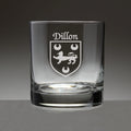 Set of 4 Etched Tumbler Glasses J13211