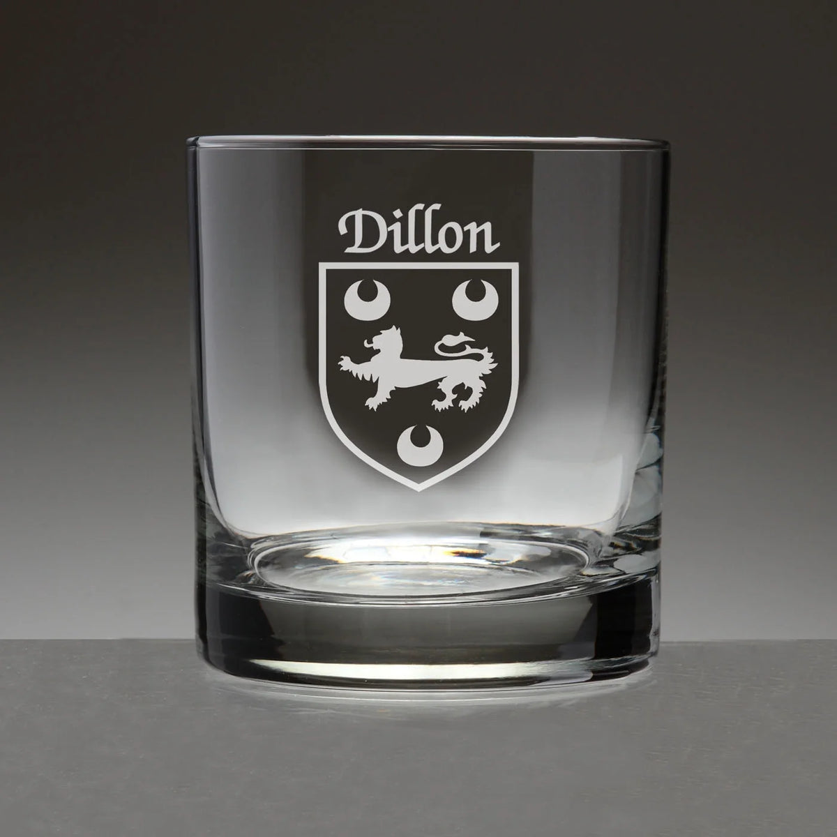 Set of 4 Etched Tumbler Glasses J13211