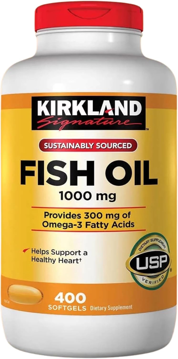 Fish Oil 1000mg 400 Softgels Omega 3 Fatty Acids H6923