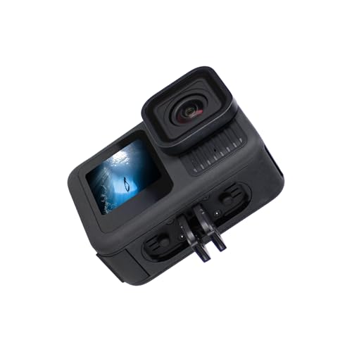 Black Waterproof Action Camera with 5.3K HDR Video, 27MP Photos, Stabilization + 64GB Card & 50 Piece Accessory Kit B45881