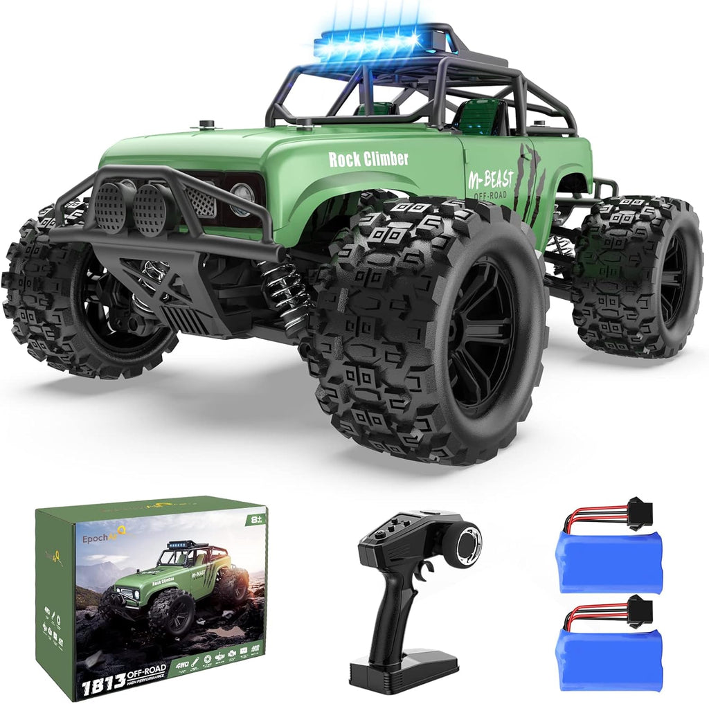 40 Km/h High Speed 1:18 Scale 4wd Off Road Rc Truck with 2 Rechargeable Batteries Y204675