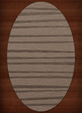 Stone Stripes Lines 12' x 15' Oval Area Rug K23964