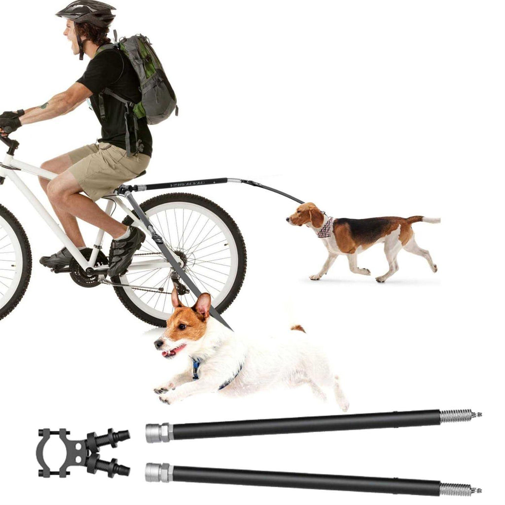 Hands Free Dog Bike Leash for 2 Dogs B722