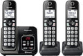 Expandable Cordless Phone System with Link2Cell Bluetooth, Answering Machine and Call Blocking - 4 Cordless Handsets F950767