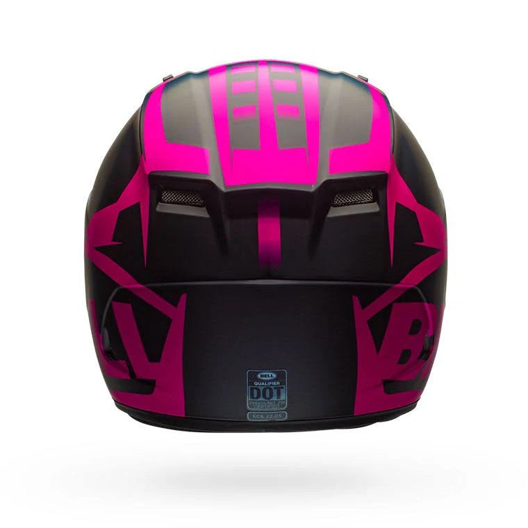 Matte Pink Black Dual Shield Snow Helmet V7030
