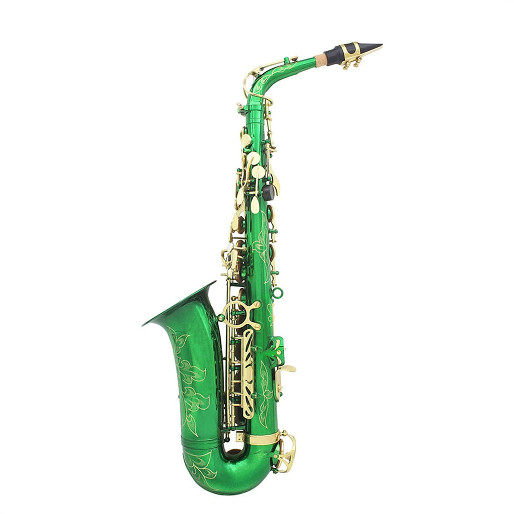 Green Brass Alto Saxophone F79924