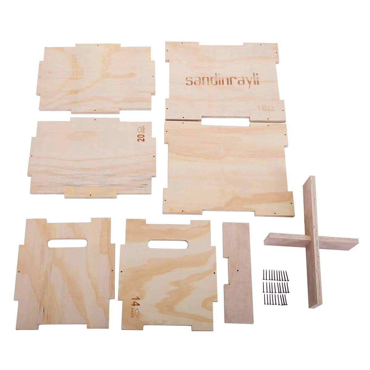 3-in-1 Wooden Plyo Jump Box H901