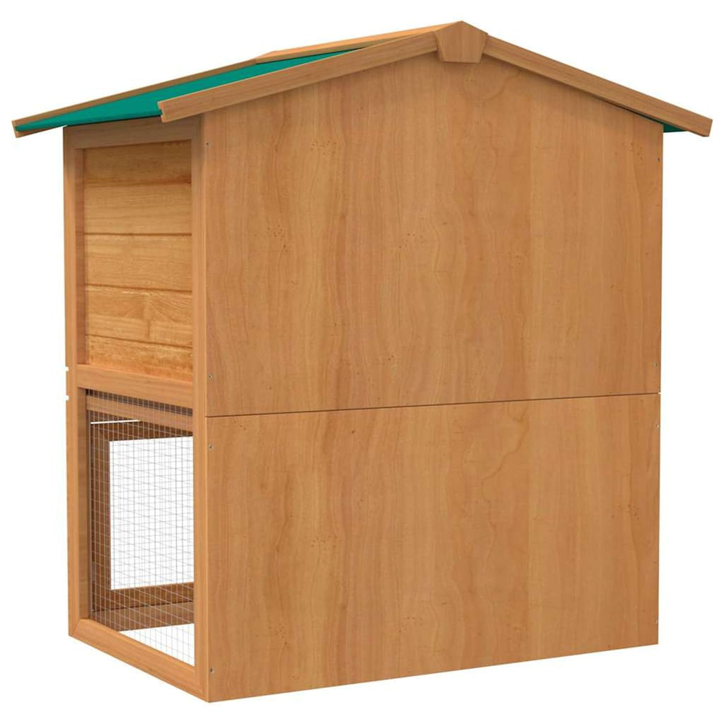 2-Tier Wooden Rabbit Hutch with Ramp G8663