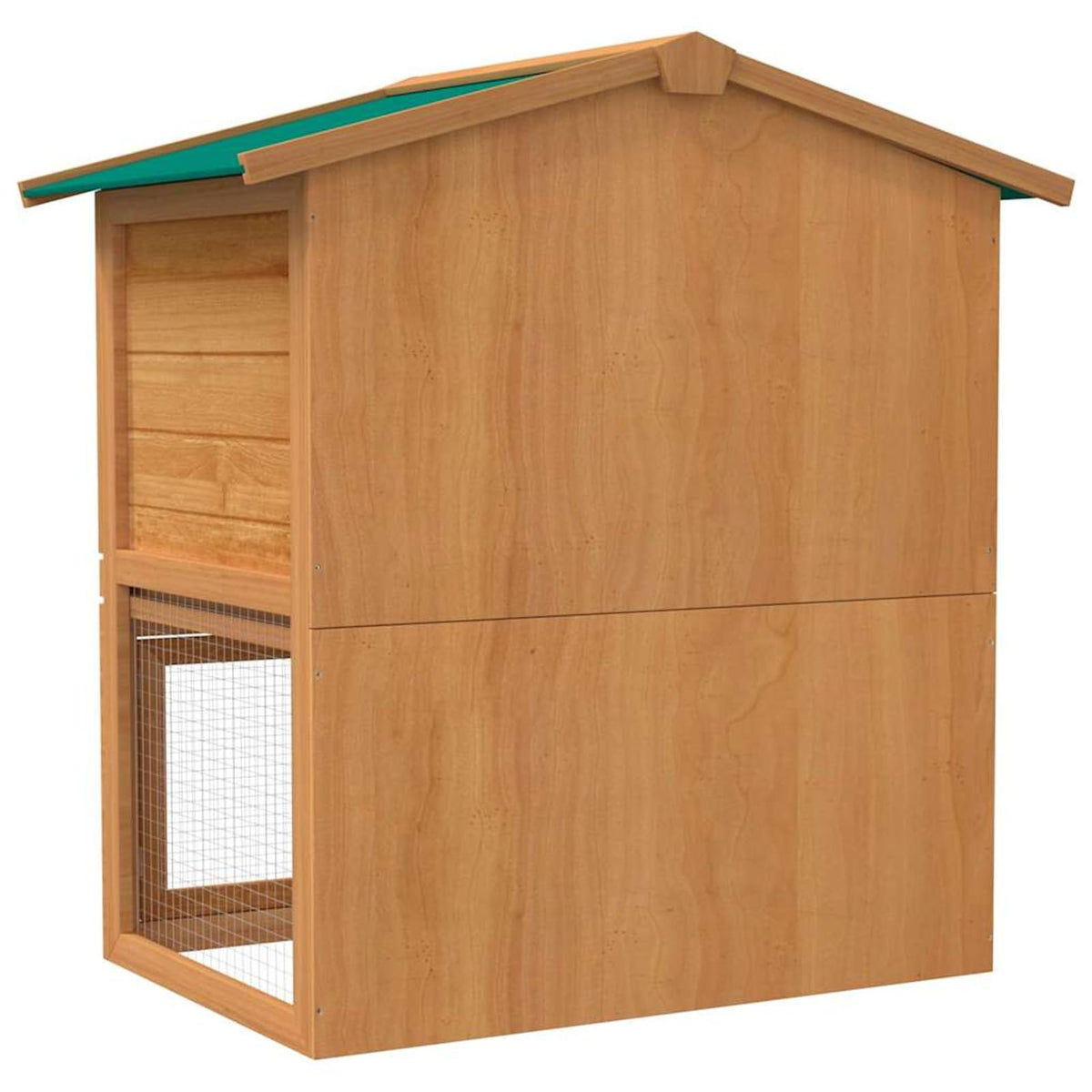 2-Tier Wooden Rabbit Hutch with Ramp G8663