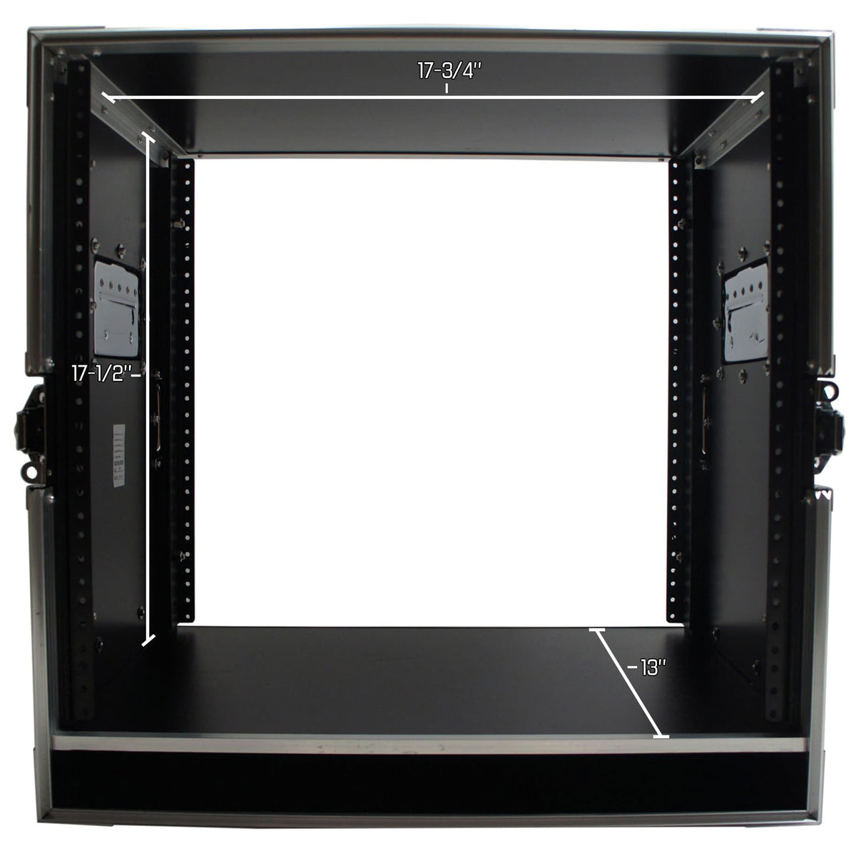10U Rack Case with Casters 16 Inch Depth E49753