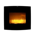 Black Wall Mounted Electric Fireplace H9700