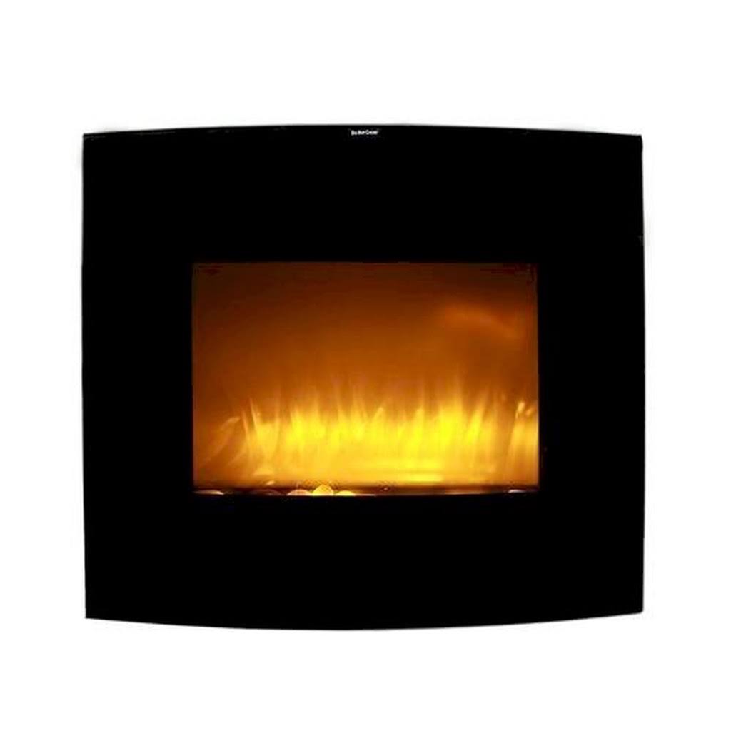 Black Wall Mounted Electric Fireplace H9700