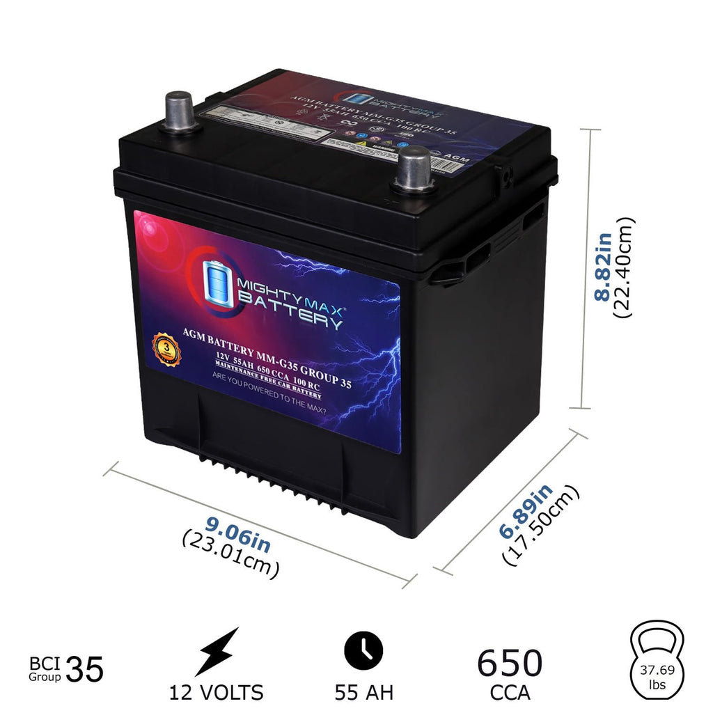 12V 55Ah AGM Replacement Battery B220