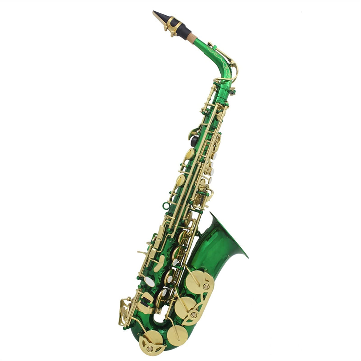Green Brass Alto Saxophone F79924