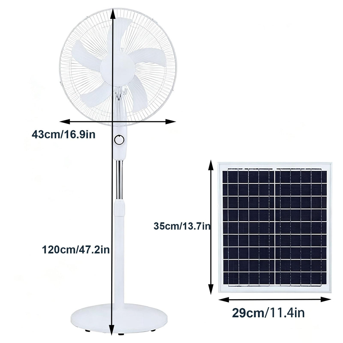 16 Inch Outdoor Pedestal Fan Q7254