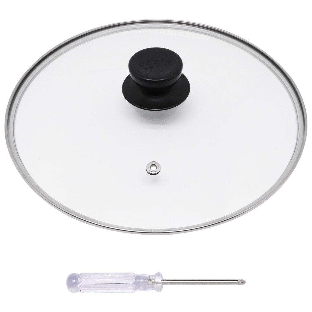 10 Inch Round Tempered Glass Pan Lid with Heat Resistant Handle R8721