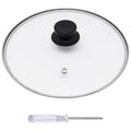 10 Inch Round Tempered Glass Pan Lid with Heat Resistant Handle R8721
