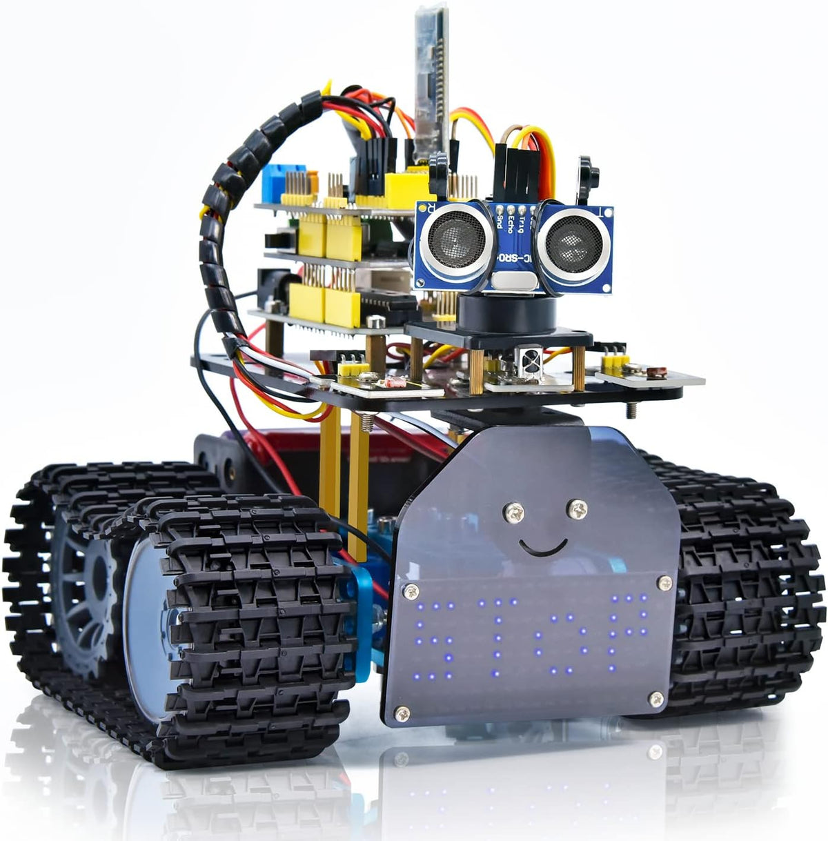 Mini Tank Robot Smart Car Kit with IR and App Control E9995