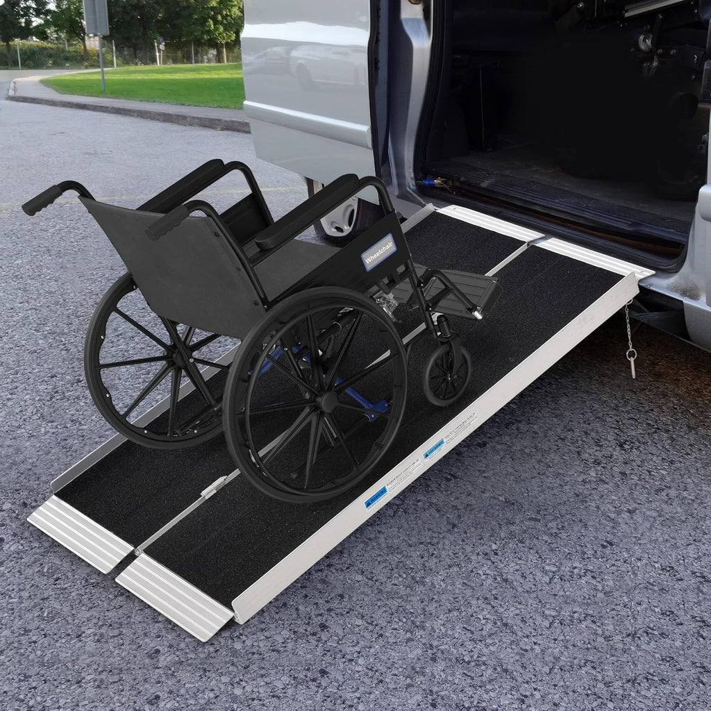 5' Portable Aluminum Wheelchair Ramp with Carrying Handle K1534