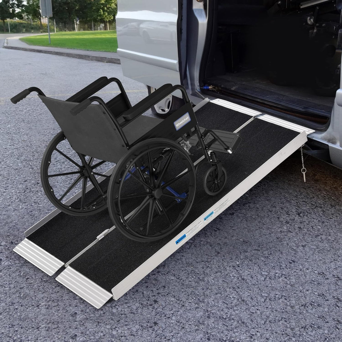 5' Portable Aluminum Wheelchair Ramp with Carrying Handle K1534