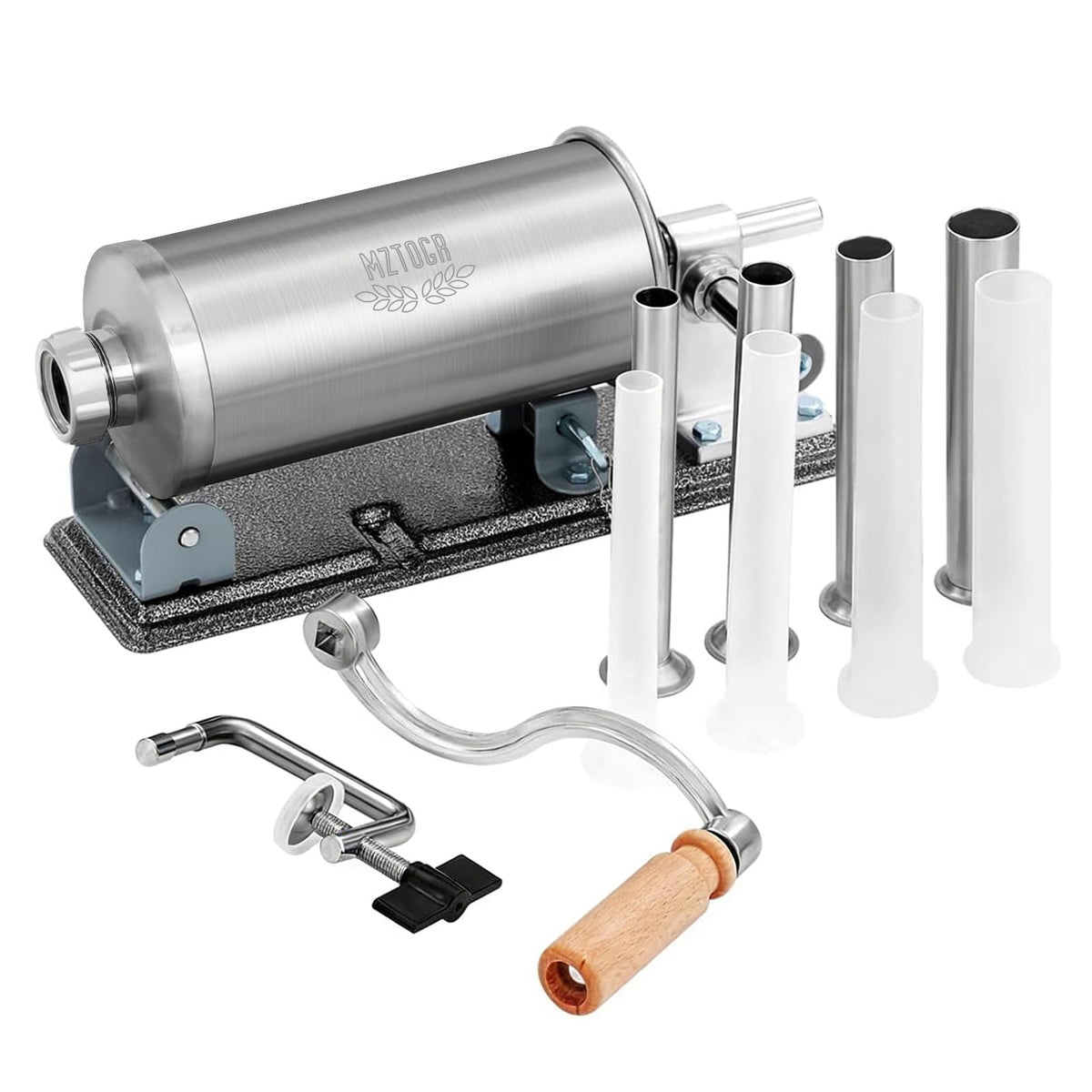 2.5LB Steel Sausage Stuffer with 8 Stuffing Tubes I56091
