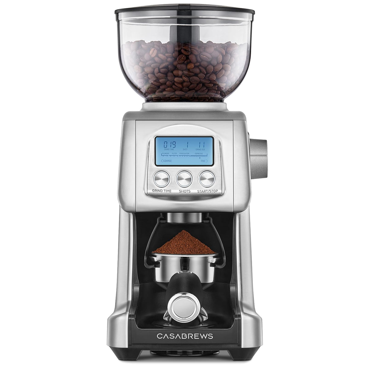 Electric Conical Burr Coffee Grinder with LCD Display T303
