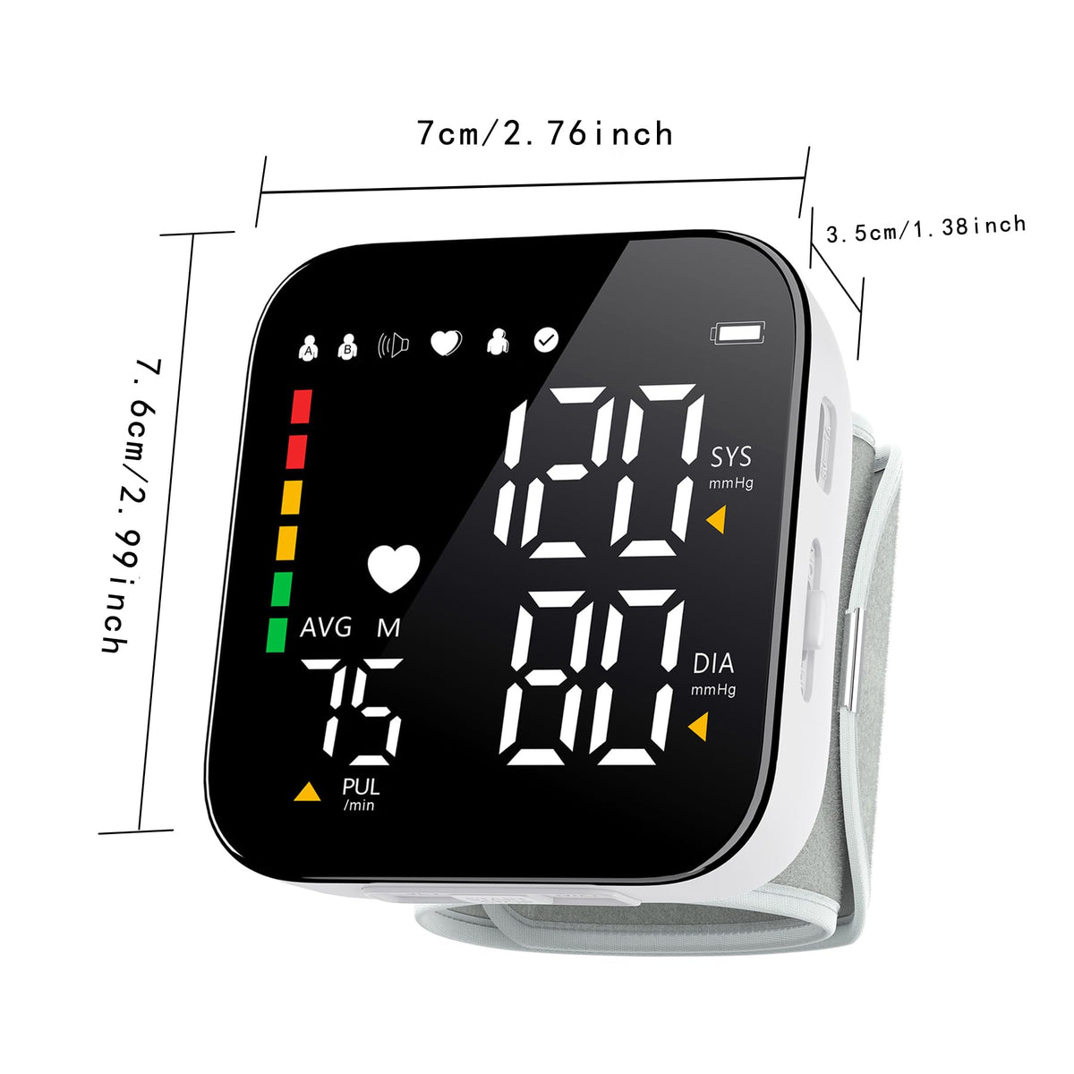 Blood Pressure Monitor Rechargeable with Carrying Case Y8902