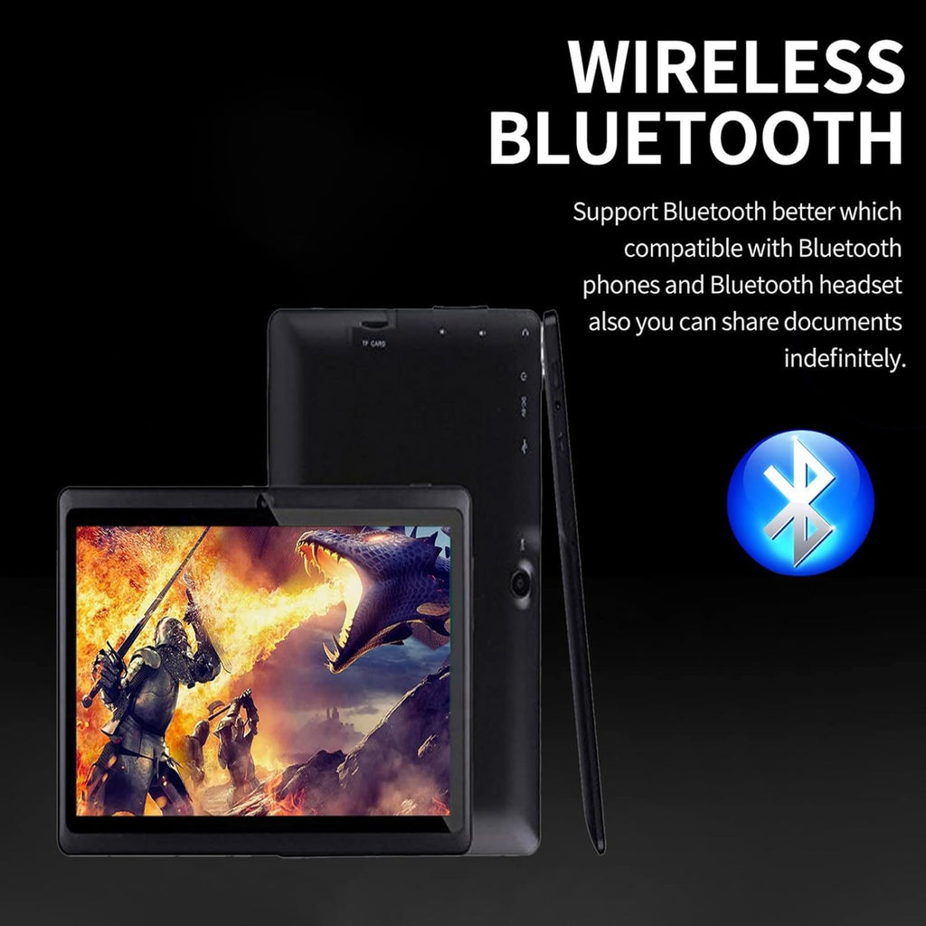Android Tablet 7-inch HD Display 1GB +8GB 3000 mAh Black Y1279