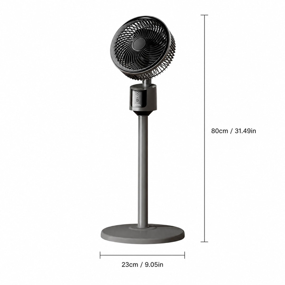 Pedestal Fan with USB Power, 3 Speed Quiet Floor Fan F157