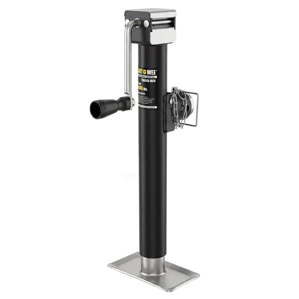 5000lbs Weld On Swivel Trailer Jack 15" Vertical Travel W815