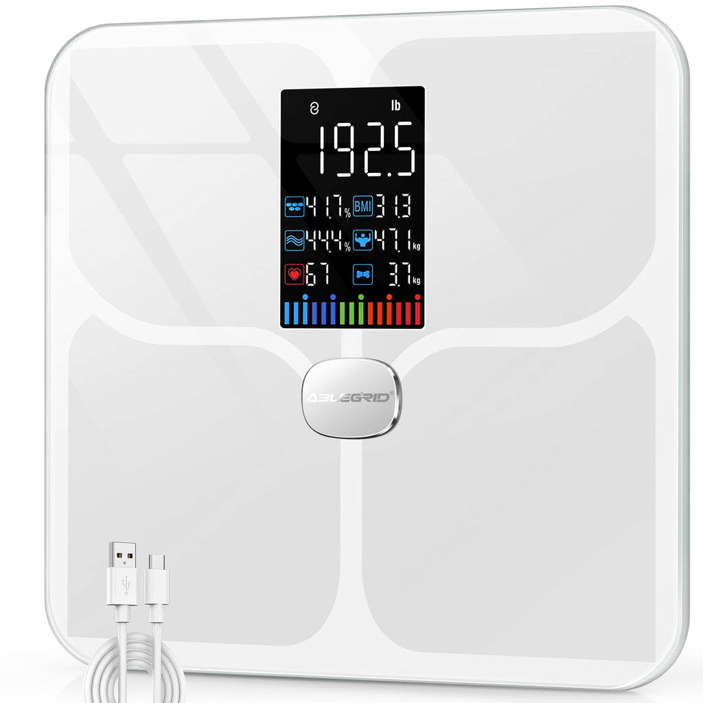 Smart Bathroom Scale for Body Weight and Fat M53790