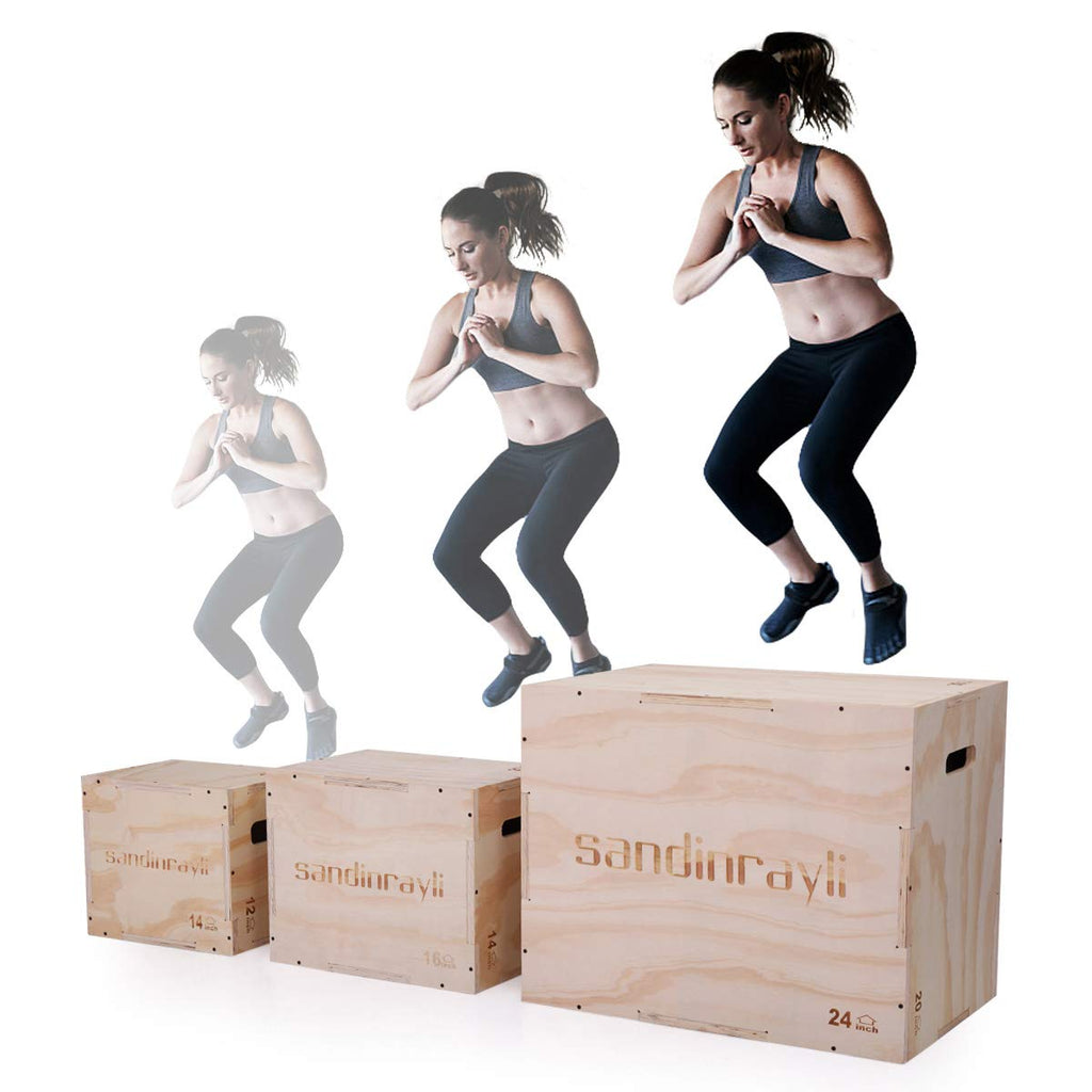 3-in-1 Wooden Plyo Jump Box H901