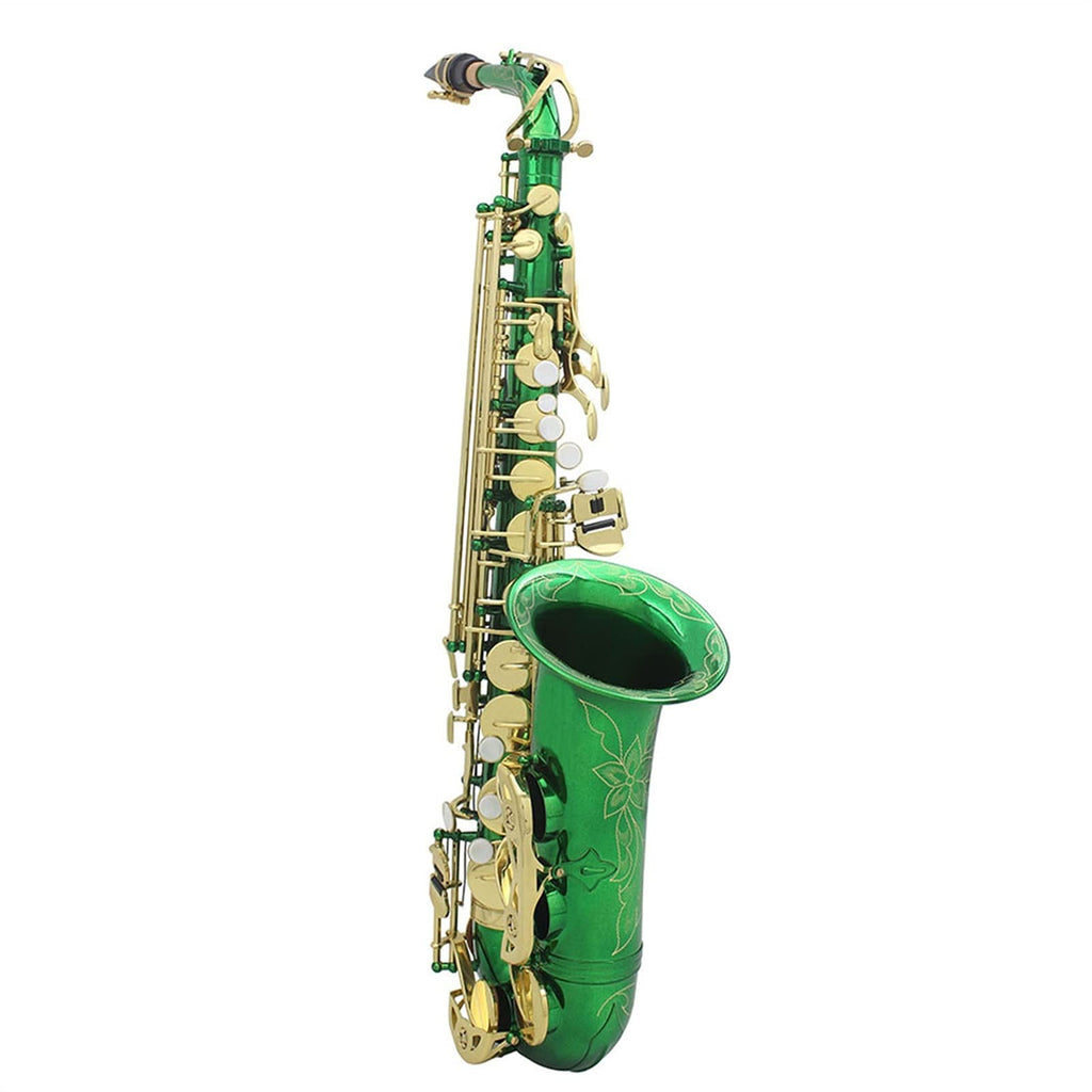 Green Brass Alto Saxophone F79924