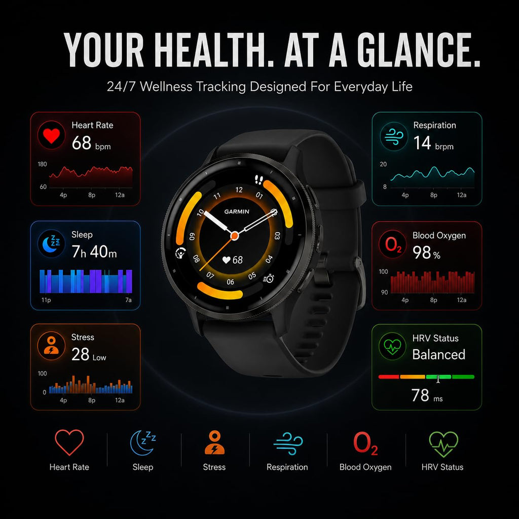 Black 45mm GPS Smartwatch U17770