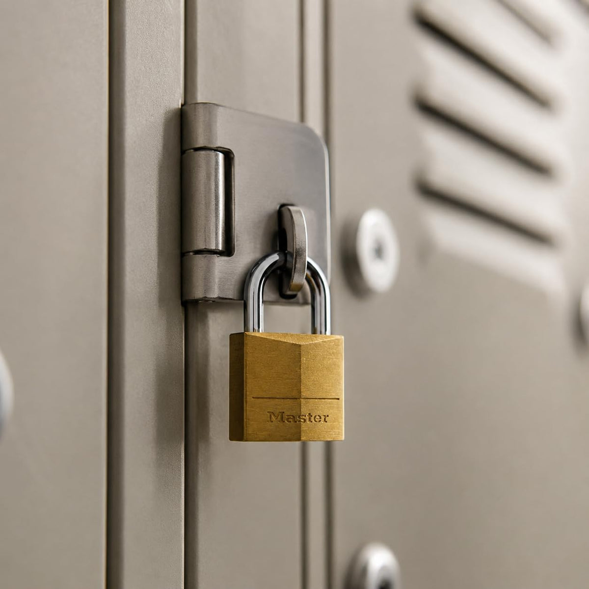 Solid Brass Padlock, 3/4 in. Wide F827729