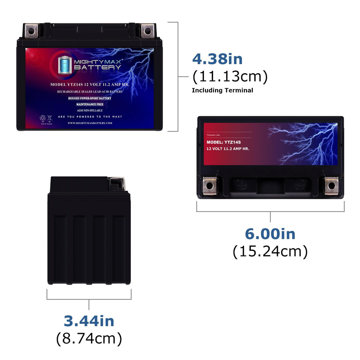 YTZ14S Battery H443
