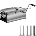 3L Manual Stainless Steel Sausage Stuffer with 5 Filling Nozzles J30519