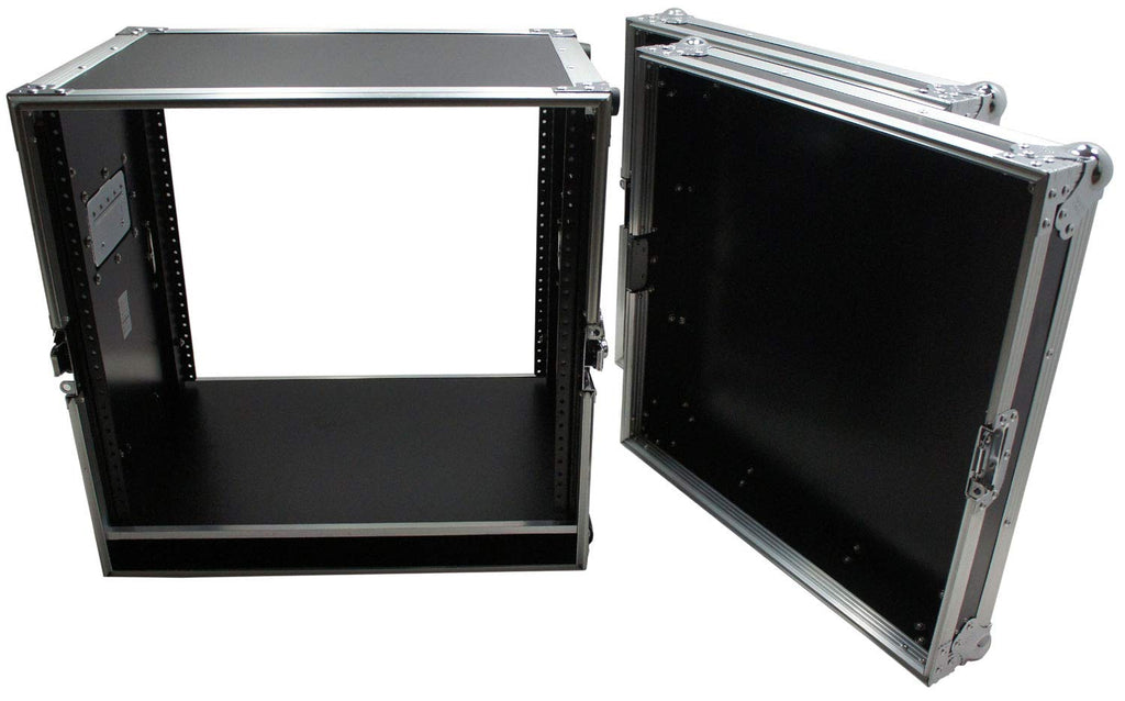 10U Rack Case with Casters 16 Inch Depth E49753