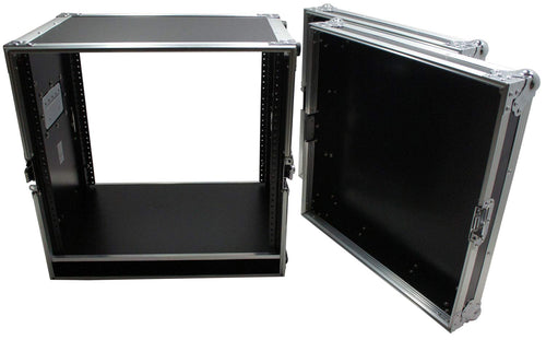 10U Rack Case with Casters 16 Inch Depth E49753