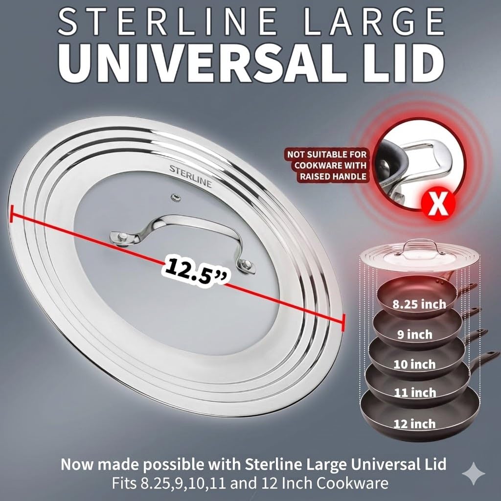 Tempered Glass Universal Lid with Steam Vent R871840