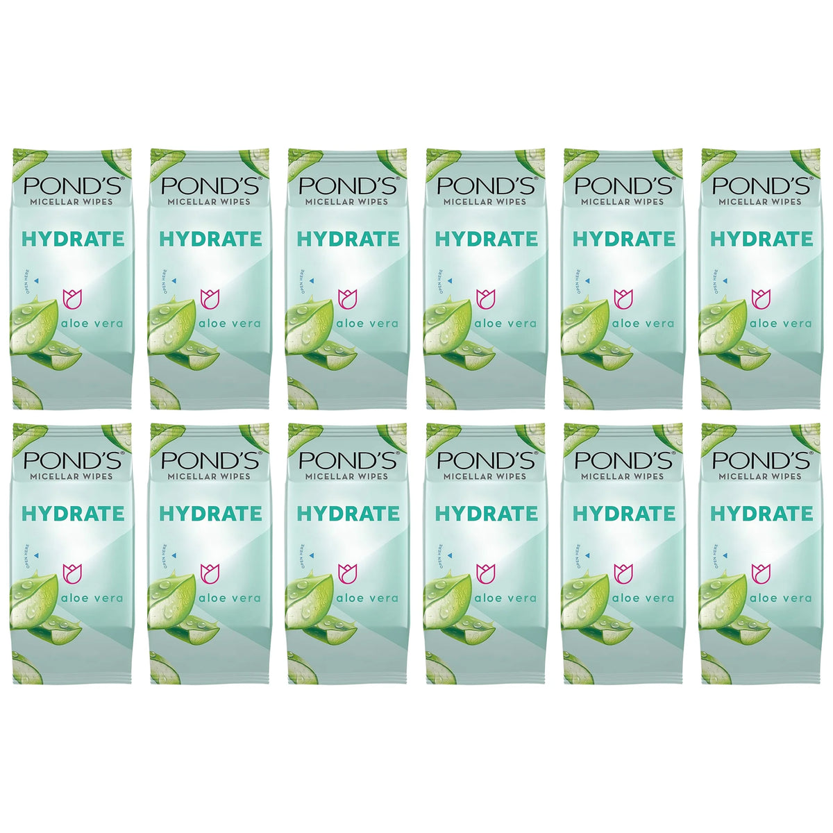 Aloe Vera Micellar Wipes 25 Wipes F91350