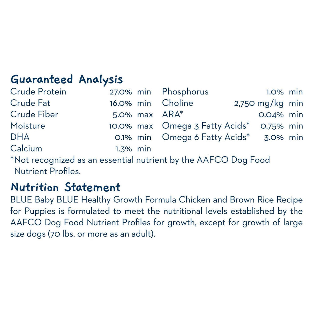 Chicken and Brown Rice Puppy Dry Dog Food I46029