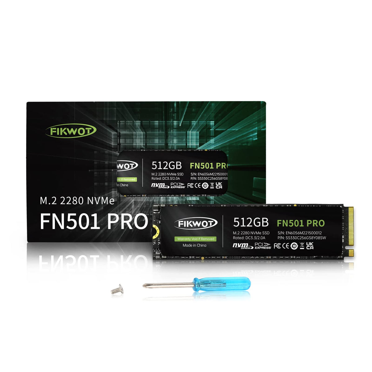 512GB NVMe M.2 2280 PCIe Gen3 x4 Internal Solid State Drive M739731