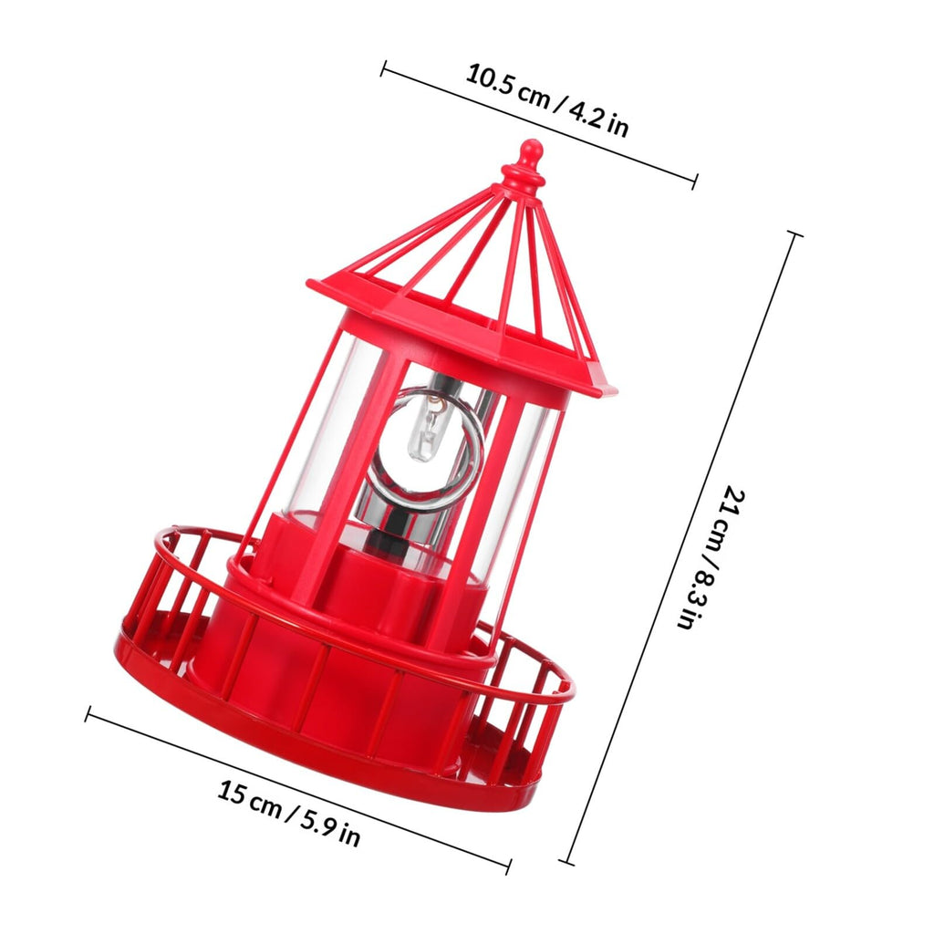 Solar Powered Rotating Lighthouse B525